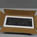 Matte Black Granite Vanity Tray - Natural Stone Rectangular Catchall, 10.6" Decorative Organizer for Bathroom, Entryway, or Desk - Minimalist Display Tray with Unique Veining (Matte Angola Brown)