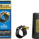 Rovner Ligature & Plastic Cap for Alto Standard Saxophone - Dark Ligature for Hard Rubber Mouthpiece (1RL)