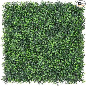 Sunnyglade 12 Pieces 20"x 20" Artificial Boxwood Panels Topiary Hedge Plant
Boxwood Panels Privacy Hedge Screen Sun Protected Suitable for Outdoor, Indoor, Garden, Fence, Backyard and Decor