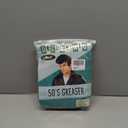 Seasons 50's Greasers Style Black Wig, 3 inches Novelty Rock Star Cosplay Accessory for Adult