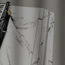 20-Pack Peel and Stick Floor Tiles Vinyl Floor 12 x 12 inch Self Adhesive Waterproof Flooring Planks DIY for Bathroom, Kitchen, Living Room, RV, Cover 20 Sq. Ft, White Vein Marble