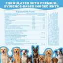 Dog Dental Powder for Teeth Cleaning & Fresh Breath - Reduce Pet Plaque & Tartar Remover Made Easy Supply for All Breeds Chicken Flavor