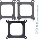 ApplianPar 1/2" Carburetor Spacer Adapter Gaskets for Holley Street Demon for Chevy 4BBL SBC BBC for Edelbrock Carb