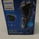 Philips Norelco Shaver 3600 Series, Wet and Dry Electric Shaver, P-Cap, Travel Pouch, Storm Blue, Model S3243/91