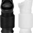 Portable Urinal for Men Women, Spill Proof Travel Emergency Urinal Bottle, Leak-Proof Collapsible Urinals, Personal Car Pee Bottle for Camping, Road Trips, Drivers, Seniors, Kids (Black White 750mL)