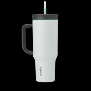 Owala Tumbler Without Straw 40oz white and Black