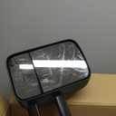 Heated Tow Mirrors Compatible with 1999-2002 Chevy Silverado & GMC Sierra 1500 2500 3500 HD, Tahoe Suburban Avalanche Yukon, Manual Flip & Fold Towing Side Mirrors