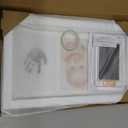 Inkless Hand and Footprint Kit, Boy, Girl, Newborn Keepsake - No Mess Ink Pad for Baby Handprint, Clean Touch Paw Print Kit for Dog, Baby Shower Gifts for New Mom First Mother's Day (Alpine White)