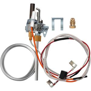 100112330 9007876 9007877 Water Heater Pilot Assembly Replace Nat Gas Thermopile Assembly, Compatible with 300 301 Series Whirlpool Water Heater Parts & A.O.Smith, American, State, Kenmore, Reliance