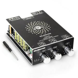 440W Audio Amplifier Board with Treble and Bass Control, TPA3251 Chips, DC 12-36V, Bluetooth 5.2 and AUX Inputs, 2.0 Channel Stereo AMP Board for DIY Wireless Speakers
