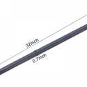 uxcell Hexagonal Connecting Bar Sleever Bar 32'' Steel Crowbar for Prying and Aligning with Chisel End