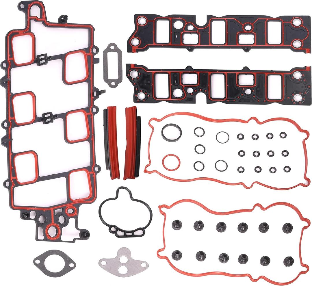Intake Manifold Gasket Set MIS16203A fit for Pontiac Grand Prix 1997-2008, for Buick Lesabre Park Avenue 1997-2005, for Pontiac Bonneville 2005-2008, for Buick Allure Lacrosse 2005-2008 3.8L V6