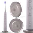 Silver Toothbrush Holder Compatible for Philips Electric Toothbrush & Sonicare, Hygienic Drip Capturing Philips Toothbrush Holder for Bathroom, Aluminum Freestanding Philips Toothbrush Stand