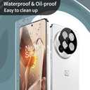 Screen Protector for OnePlus 13, 2 Pack Soft TPU Screen Protector Screen Protector + 2 Pack Camera Lens Protector, Full Coverage, Fingerprint Unlock for OnePlus 13