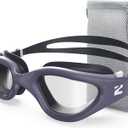 ZIONOR Swim Goggles, G1 SE Swimming Goggles Anti-Fog for Adult Men Women, One Size (Purple)