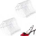 50PCS Acrylic Sandal Shoe Display Store Retail Display Rack, Clear Shoe Shape Holder, Acrylic Shoes Tree for Sandals, Heels, and Flats