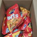 RITZ Bits Cheese and Spicy Queso Bar Sandwich Crackers Variety Pack, Snacks for Kids and Adults, Lunch Snacks, 12-3 oz Bags EXP: 27/Aug/2026