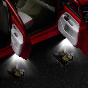 2pcs Door Welcome Light Led Super Bee Scat for Charger Magnum Projector Ghost Shadow Puddle Courtesy Step Lights Pack Square (For Charger)