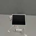 VERVERAY Solar Panel for Ring Camera/Wyze Outdoor Cameras, 6W Solar Charger with USB-C & Barrel Plug for Ring Stick Up Cam Plus/Pro & Spotlight Cam Battery Series, Waterproof, 16ft Cable, White