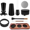 8PCS Espresso Accessories Kit, 53.3mm Espresso Tamper, Coffee Distributor, Tamping Station, WDT Tool, Puck Screen, Dosing Funnel, Espresso Tools Fits Breville 54mm Espresso Machines and Portafilters