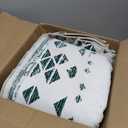 BESTSWEETIE 8x10 Area Rugs for Living Room Washable Moroccan Farmhouse Neutral Geometric Low Pile Non-Slip Soft Print Pattern Rug for Bedroom Kitchen Dining Room Entryway Green/Brown/Brown