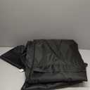 Storage Shelf Cover,Outdoor Heavy Duty 600D 48''W x 18''D x 72''H Dustproof Waterproof Shelf Covers for Wire Shelving,Storage Rack Cover with Zipper (Black)