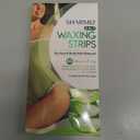 Wax Strips for Hair Removal Kit: 60 Pieces 40 Body & 20 Facial Waxing Strips for Face, Eyebrow, Arms, Legs, Underarm, and Bikini (60 Count (Pack of 1))