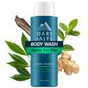 Oars + Alps Body Wash for Men, Mens Body Wash & Face Cleanser with Vitamin E & Antioxidants, Moisturizing, Paraben & Sulfate Free Cleanser, Alpine Tea Tree, 1pk