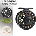 Aventik Extreme Fly Fishing Combo Kit 0/1/2/3/4/5/6 Weight Starter Fly Fishing Rod and Reel Kit Outfit with One Travel Case