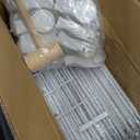 AWTATOS Cube Storage Organizer Storage 12 Cube Bookshelf DIY Plastic Closet Clothes Storage Shelves with Wooden Mallet, Stackable Storage Solution for Home, Bedroom, White