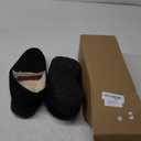 Lulex Moccasins for Men House Slippers Indoor Outdoor Plush Mens Bedroom Shoes with Hard Sole (12, Black)