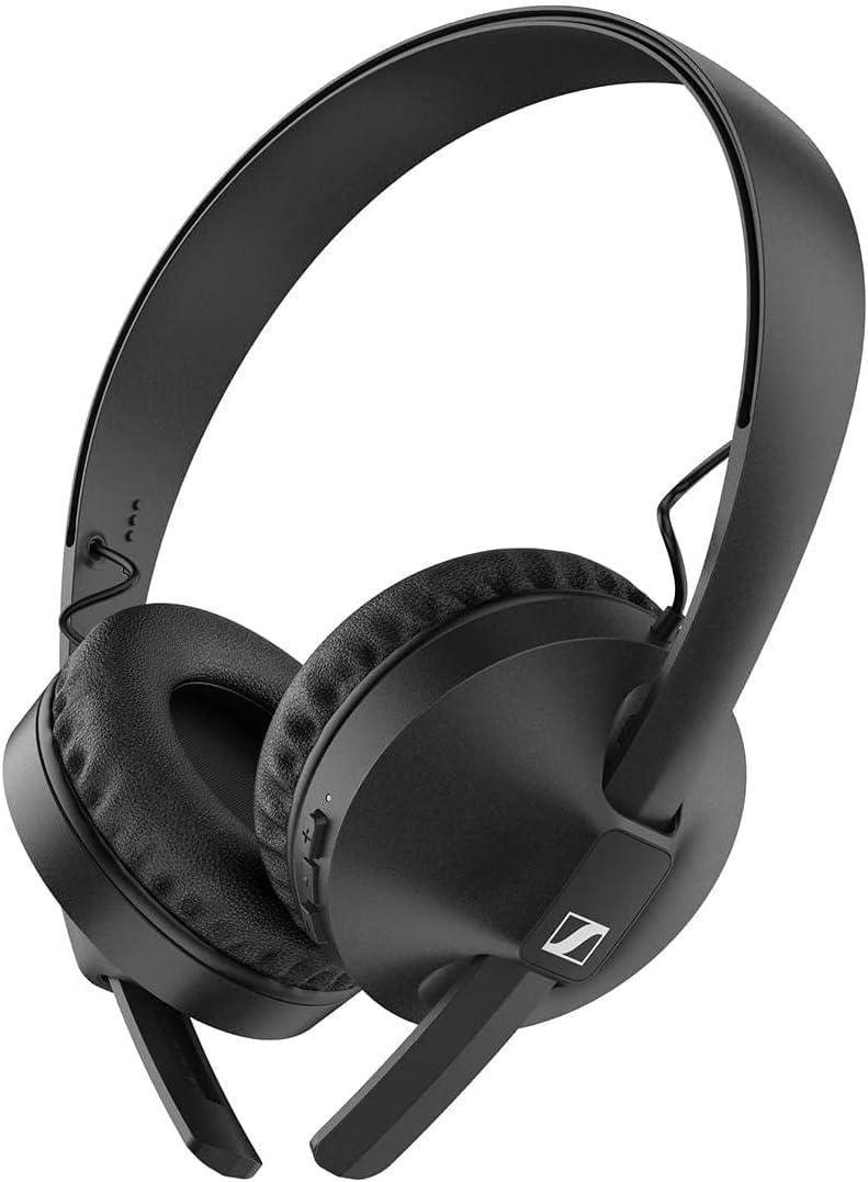 Sennheiser HD 250BT Bluetooth 5.0 Wireless Headphone with AAC, aptX, aptX Low Latency, transducer technology and build-in microphone- 25 hour battery life, USB-C fast charging  Black