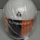 TRIANGLE Open Face Motorcycle Helmet Retro 3/4 Helmets with Clear Visor for Men Women DOT Approved XL