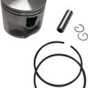 GardenPal 502 84 96-01 Piston with ring Compatible with Husqvarna 150BT 350BT 350BF Komatsy EBZ5150RH Jonsered BB2500 Replace OEM 502849601