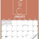 2026 Wall Calendar, 18 Months Moon Calendar from January 2026 - June 2027, Aesthetic Lunar Boho Large Calendar for Home Office Kitchen, Thick Paper for Monthly Organization, Moon Phases, 10"14.5"