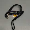 Fida 4 FT Heavy Duty Dog Leash with 2 Comfortable Padded Handles, Traffic Handle & Advanced Easy Snap Hook, Reflective Walking Lead for Large, Medium & Small Breed Dogs (4 FT x 1" Wide, Black)