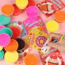 24 Pack Valentines Day Gifts for Kids Classroom Butter Slime Stress Relief Fidget Toys with Valentines Cards for Kids School Valentines for Kids Class Exchange Gifts Prizes Party Favors for Boys Girls