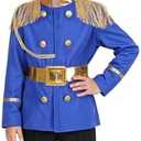 Dormstop Boys Prince Charming Costume Kids Royal Prince Dress Up for Cosplay Fairytale Ball Halloween Birthday Party Outfit M