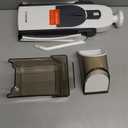 Safe Mandoline Slicer for Kitchen, 5 in 1 Vegetable Food Chopper, Potato French Fry Cutter, Fruit Slicer, Adjustable Thickness 0.1-8 mm, Kitchen Chopping Artifact Fast Meal Prep (Gray) (Grey+white)