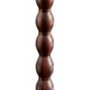 COVLON Pedestal Side Table, Drink Table, Small Round Martini Table for Living Room, Dorm, Home Office and Bedroom, Brown, 10.25"L x 10.25"W x 23.75"H