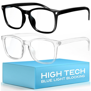 livho High Tech Blue Light Glasses - Advanced 99% Blue Light Blocking Computer Glasses - Anti Eyestrain & UV Glare Protection