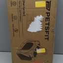 Petsfit Two-Way Placement Pet Carrier Airline Approved, Cat Carriers for Kittens, Puppies,Rabbit,Hamsters, Washable,Black