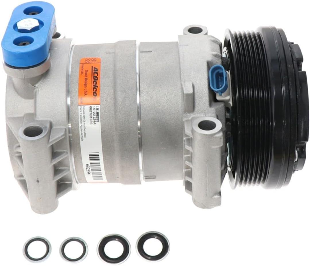 ACDelco Gold 15-22124A Air Conditioning Compressor, Black