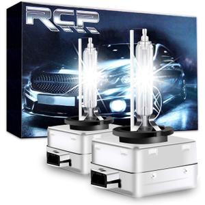 RCP - D3S6 - (A Pair) D3S 6000K Xenon HID Repcement Bulb Diamond White Metal Stents Base 12V Car Headlight Lamps Head Lights 35W