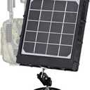 TKKOK Trail Camera Solar Power Panel 8000mAh 3W Supporting 12V 9V 6V for All 3G 4G Hunting Game Camera or Deer Feeder