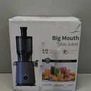 ECOSELF Cold Press Juicer,slow juicer with 4.35" Large Feed Chute Fit Whole Fruits and Vegetables & Easy to Clean
