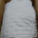 Bedsure Quilts Queen Size - Bright White Bedspread Queen Size & Lightweight Comforter, Modern Coverlet with Clover Pattern, Ultra Soft All-Season Bedding, 90 x 96 Inches | Stitch-Free Quilting, Lightweight, Summer Bedding Set, Machine Washable, Pet-Friendly