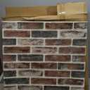 Art3d 20-Pack105 Sq.Ft Faux Brick 3D Wall Panels Peel and Stick in Gray Brown, Self Adhesive Waterproof Foam Wallpaper for Bedroom, Bathroom, Kitchen