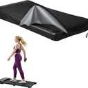 Treadmill Cover, Running Machine Cover, Oxford Cloth Waterproof Dustproof Exercise Equipment Protect with Drawstring and Storage Bag for Outdoor Indoor (Walking Pad)