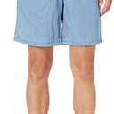 Amazon Essentials Men's 8" Inseam Relaxed-Fit Drawstring Walk Shorts (Available in Plus Size) (L)